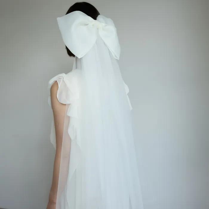 Organza Ribbon Veil