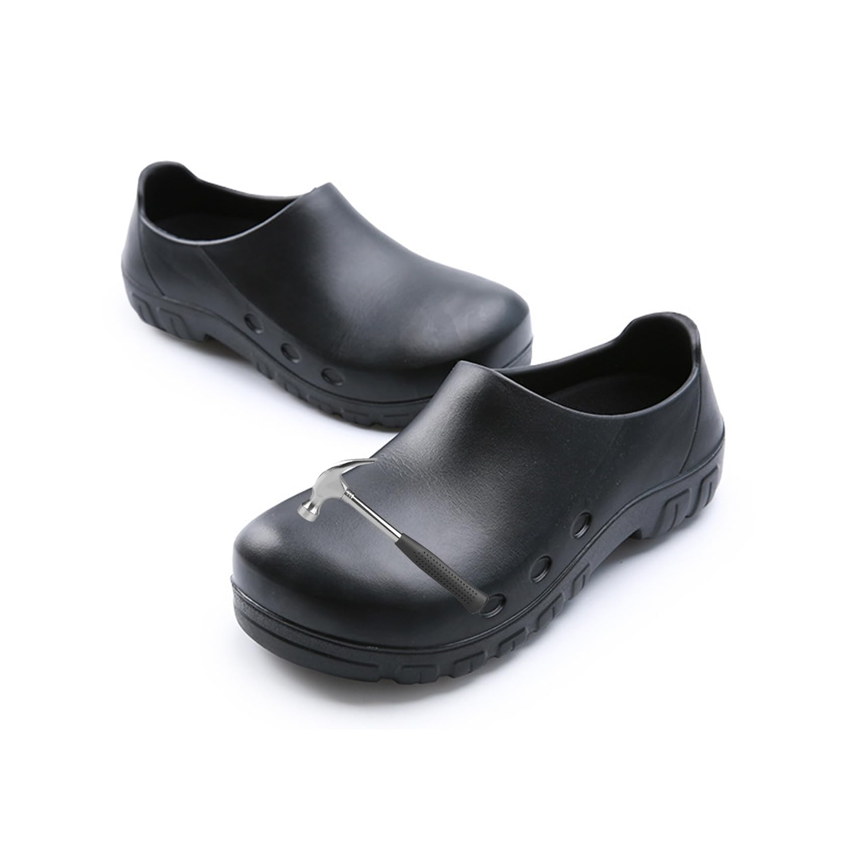 

Reloko Men s Waterproof Safety Work Shoes with Toe Cap, Size 25.0cm (40cm)