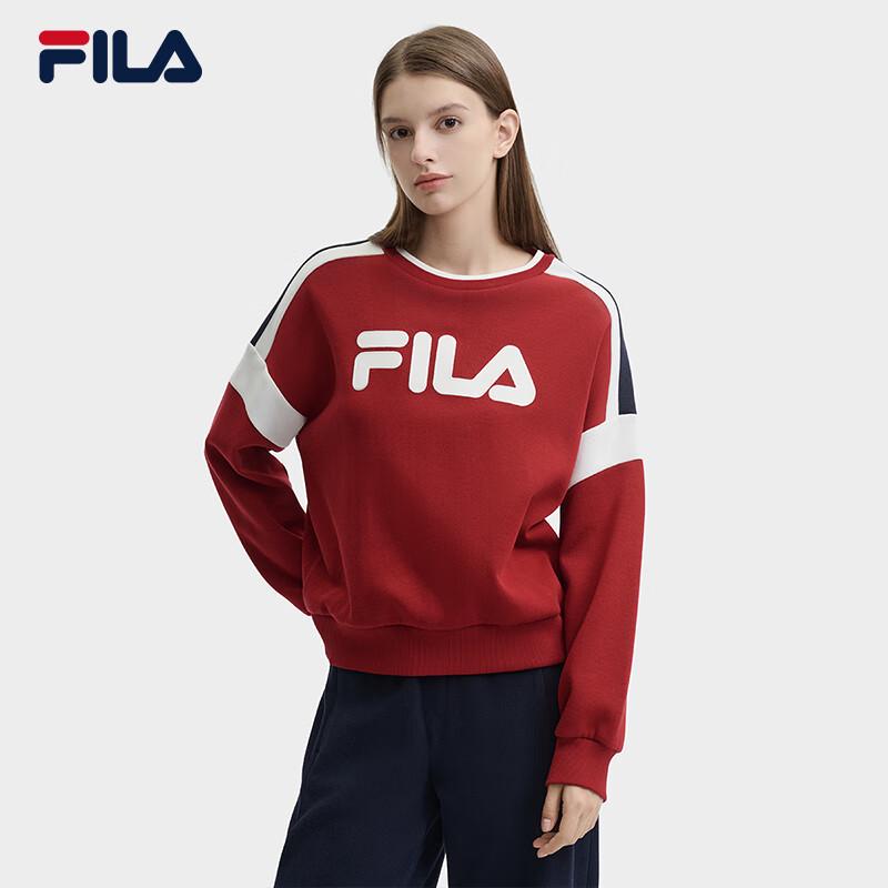 FILA Women s Winter Colorblock Pullover Sweatshirt M