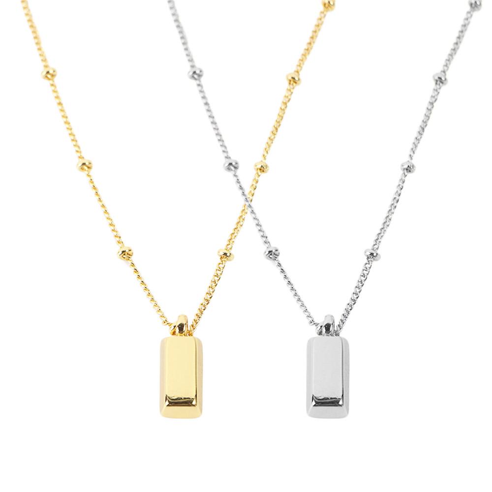 Jewelry Ultra thin Gift Party Pendant Korean Style Clavicle Chain Women Necklace Gold Bar Choker