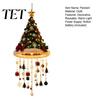 Kreative Weihnachtsbaum-Anhänger Weihnachts-Hängeornament mit LED-Lichtern, Beleuchteter Sternen-Topper, Leuchtende Dekorative Schneeflocken-Anhänger