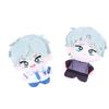 1/5/6Pcs Anime Peripheral Alien Stage Plush Starfish Body Desk Toys Keychain Plush Couple Keyrings Bag Pendants Fans Gift