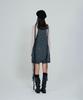 Deoaeteus Strap Detail Knit Mini Dress_Grey
