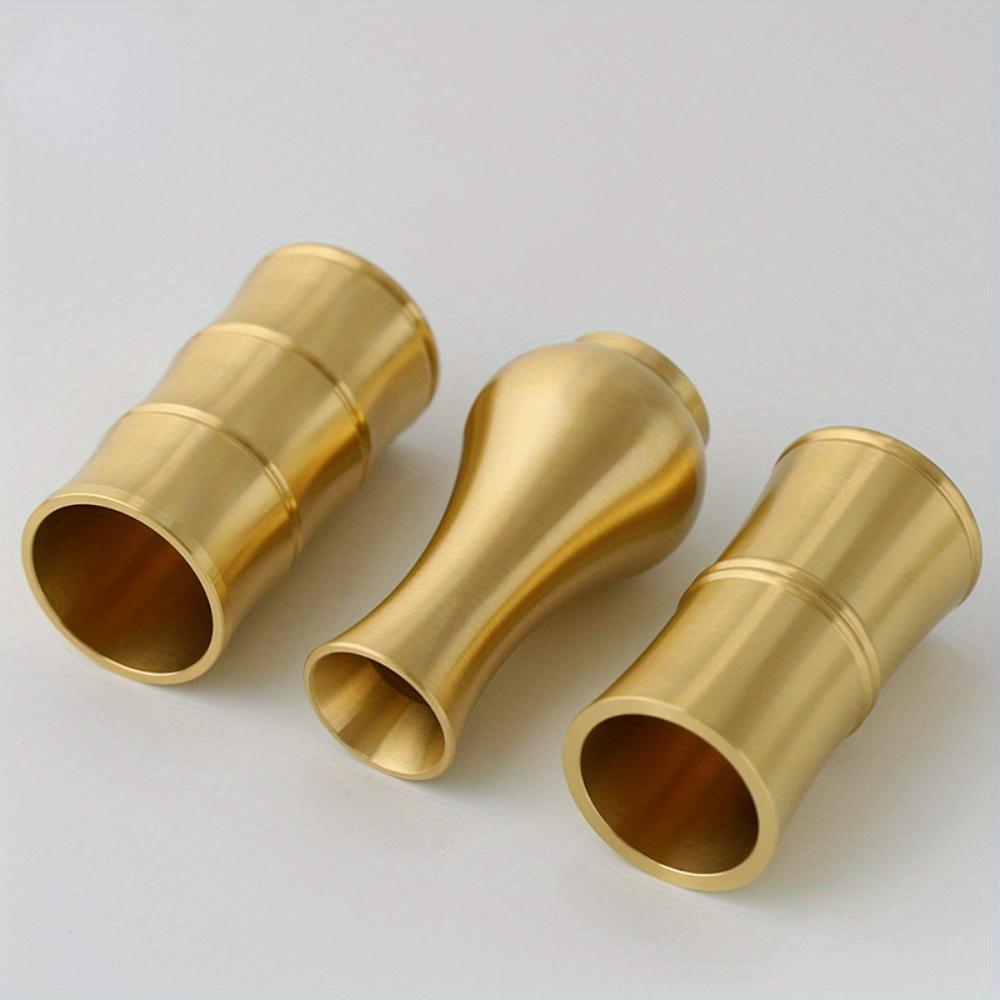 Kupfer Räucherflasche Räuchergefäß Handwerk Bambusvase Räucherflasche Messing Aufbewahrungsflasche Zeremonie Tee Ornamente