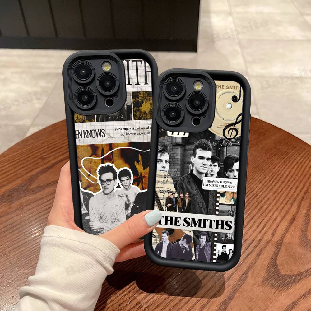 Band The S-Smiths Silicone Soft Phone Case For IPhone 17 16 14 13 12 11 15 Pro Max Plus Air Cover