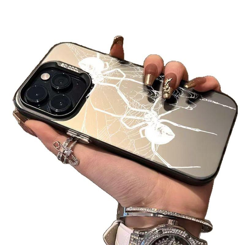 Personalized spider color silver shell for Apple 11/11/11 pro mobile phone case 11promax11/11/11X