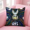 Cute Game O-Ori Cushion Cover Pillowcase Short Plush Invisible Zipper Room Sofa Cushion Cover