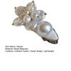 Girl Hairpin Imitation Pearls Flower Shape Hair Pin Full Luster Side Bang Hair Clip Lightweight No Pressure Hair Accessory