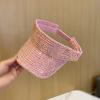 Cappellino da Baseball Scintillante con Strass da Donna Cappello Estivo Coreano Visiera Parasole Regolabile Sport all'Aperto Spiaggia Cappelli da Sole Accessori da Donna