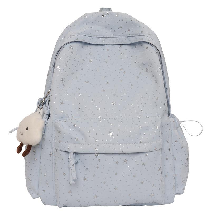 Schoolbag Backpack Women's Japanese Ins Gypsy Campus Junior High School Student School Bag Women's Large Capacity Versatile Travel Backpack