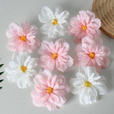 20 Sztuk Sztucznych Kwiatów Główki Sztuczne Jedwabne Główki Kwiatów Hurtowo do Rękodzieła Ślubu Przyjęcia Weselnego Baby Shower Dekoracji Domu