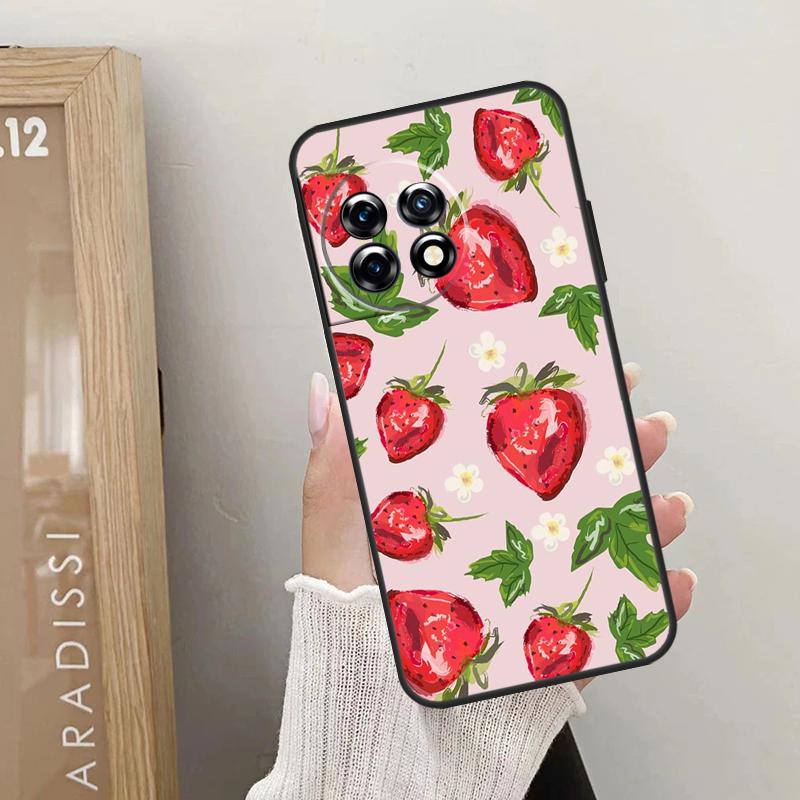 Cute Strawberry Case For OnePlus Nord 5 CE 4 3 2 Lite N20 N30 OnePlus 15 13 12 R 10T 13T 10R 8T 9 10 11 Cover