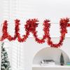 1.5/30M Long Bold Thicked Stripes Christmas Garland Colorful Christmas Wrapping Tinsel Ribbons Bar Wedding New Year Party Decor