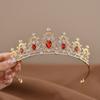 Exquisite Bridal Tiara Crown Sweet Rhinestone Crown Light Luxury Birthday Queen Tiara  Wedding
