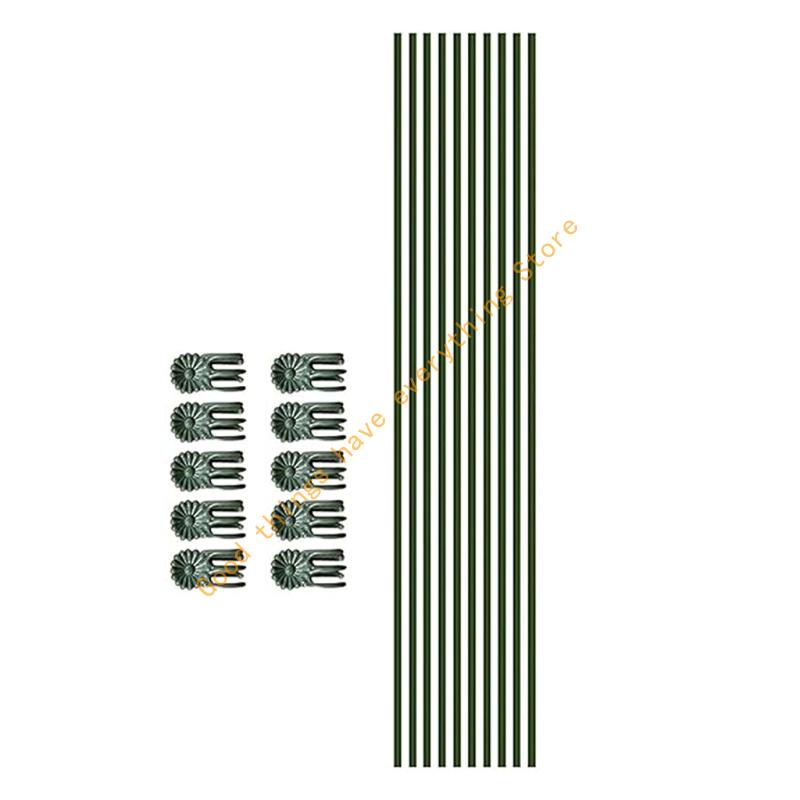 

Flexible Plant Stake For Garden Vegetables Potted Greens Regulable Support Rod Weather Resistant Bendable Gardening Tool 55KF