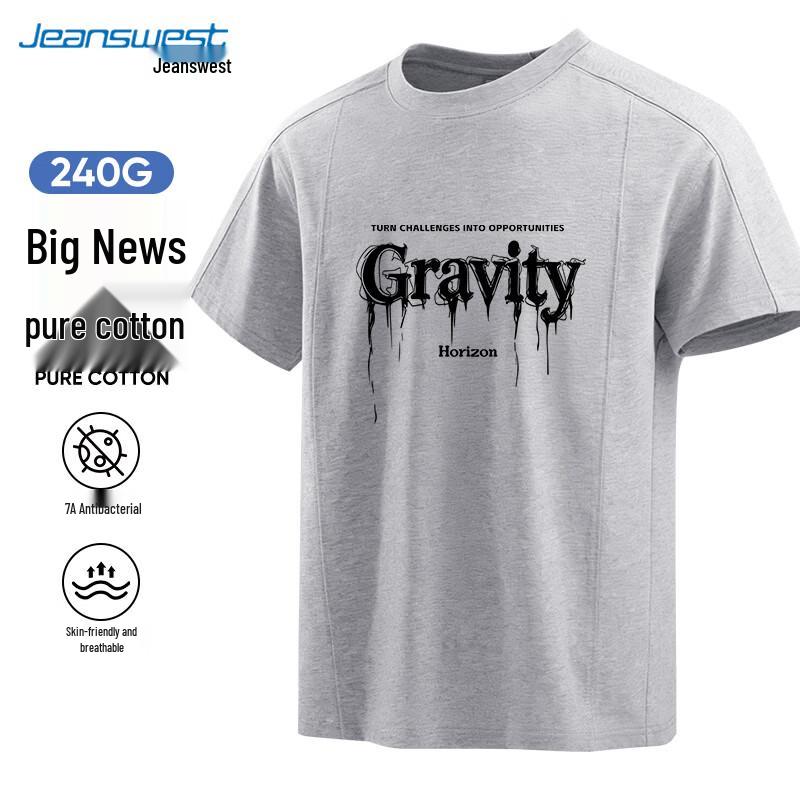 Jeanswest Men's Heavyweight American Retro Raglan T-shirt