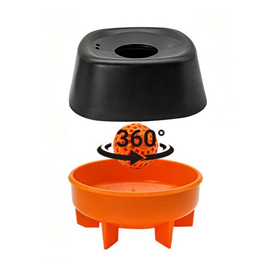 Dog Licking Ball Slow Feeder Semi-Liquid Foods Anti-Splashing Pet Slow Feeding Bowl Food-Grade Silicone Dog Bowl