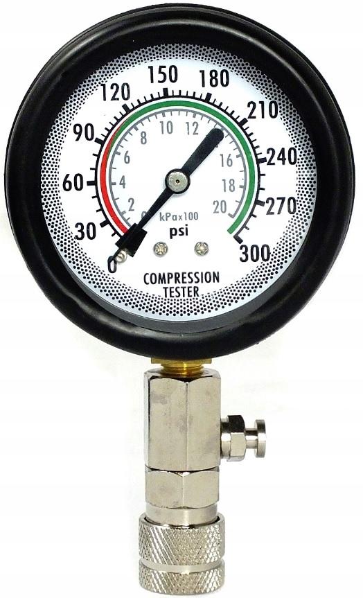 Tester Ciśnienia Sprężania Falon-Tech Ft4408 Manometr 8 El.