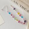 Braccialetto con Perline in Zircone Colorato Stile Francese per Donna - Dolce, Fresco, di Nicchia, Versatile