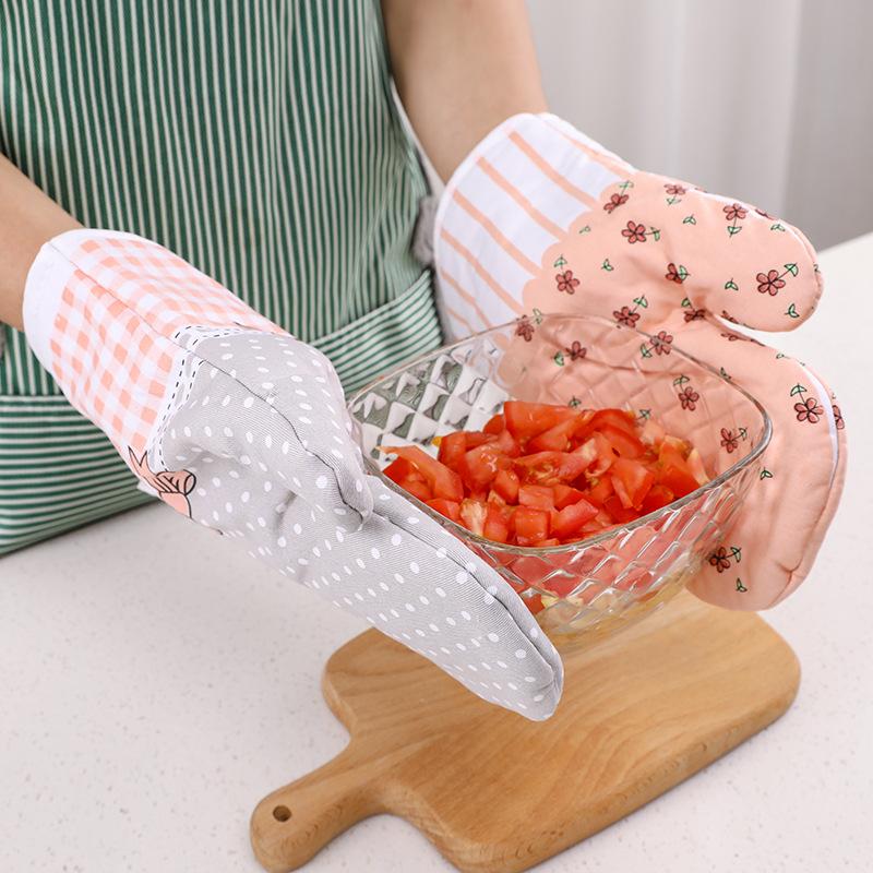 1pc Insulation Gloves, Thickened Microwave Oven, Baking, Barbecue, High-Temperature Resistant Kitchen, Heat Resistant Oven,