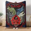 Customiz Name Personality Dungeons & Dragons (4) Blanket Soft &Warm Sofa Office Bed Travel Lunch Break Blanket, Gift Suitable for All Seasons