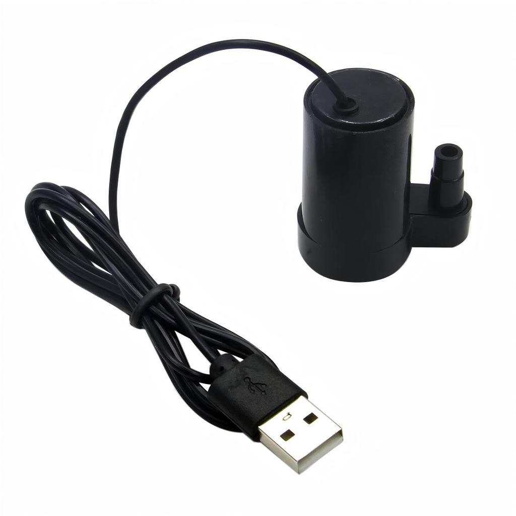 1Pcs DC 3-5V USB Micro Submersible Mini Water Pump,Small Aquarium Pump for Fish Tank Aquariums Pond Fountain Hydroponics Garden
