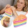 Rainbow Cake Squishy Toy Slow Rebound Sprinkle Cake Stress Relief Squeeze Toy for Kids Adults