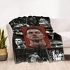 1pc Football Star Ronaldo Outdoor Blanket Lightweight Flannel, Soft & Warm, All-Season Use for Sofa, Outdoor, Camping, Living Room, Office102