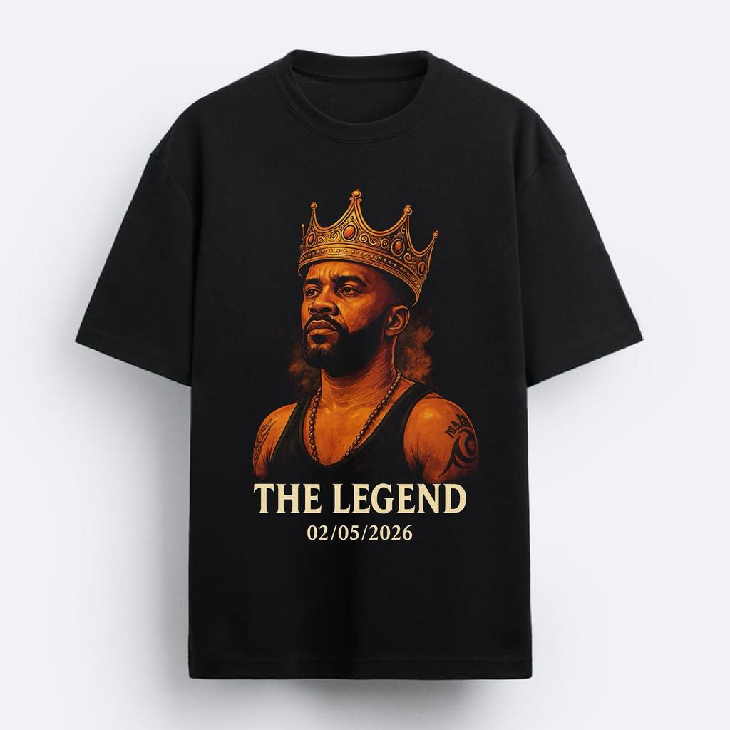 Fally Ipupa THE LEGEND Tshirt Unisexs Summer Cotton Hiphop YK Clothing Breathable Fashion Round Neck Short Sleeve Tops Unisex