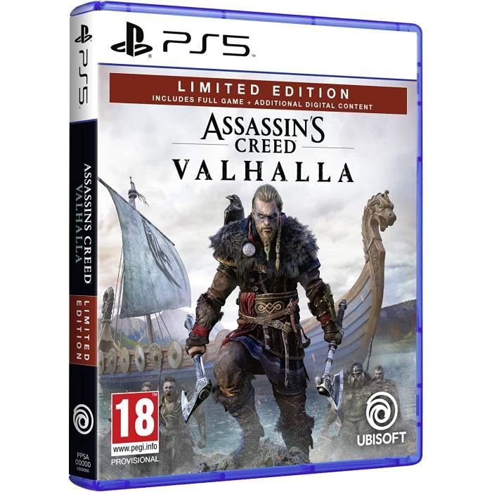 Jeu ps5 assassin's creed, valhalla ubisoft