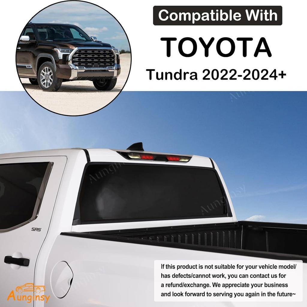 Aunginsy Third Brake Light Cover - Compatible with Toyota Tundra 2022-2025 - High-position Center Light Shell Cover - Protects High Mount Stop Lamp