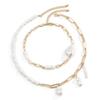 Baroque Pearl Irregular Chain Clavicle Necklace for Women