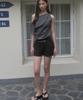 Sigreat Embroidered Banding Shorts_Black
