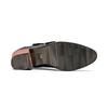 Men's Italian Style Baroque Leather Shoes Business Casual Dress Boots Brown Thick Bottom Footwear
