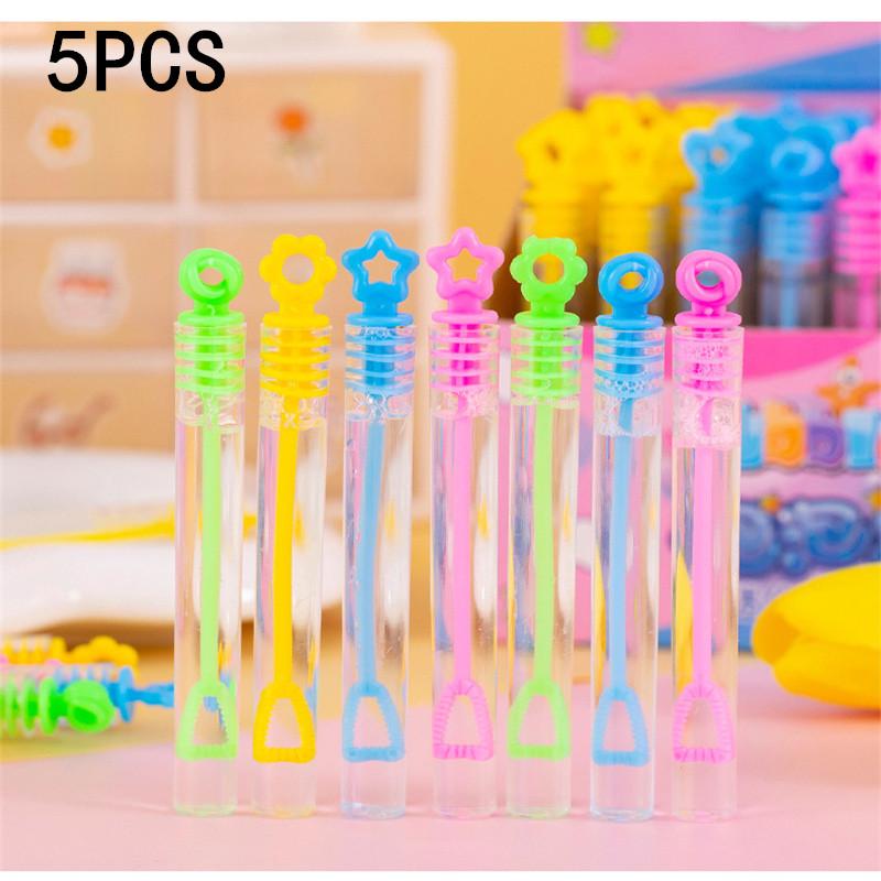 New 1/5/10/48pcs Mix Color Mini Cute Bubble Tube Kids Toy Birthday Party Favors School Gifts Wedding Guests Souvenirs For Kids