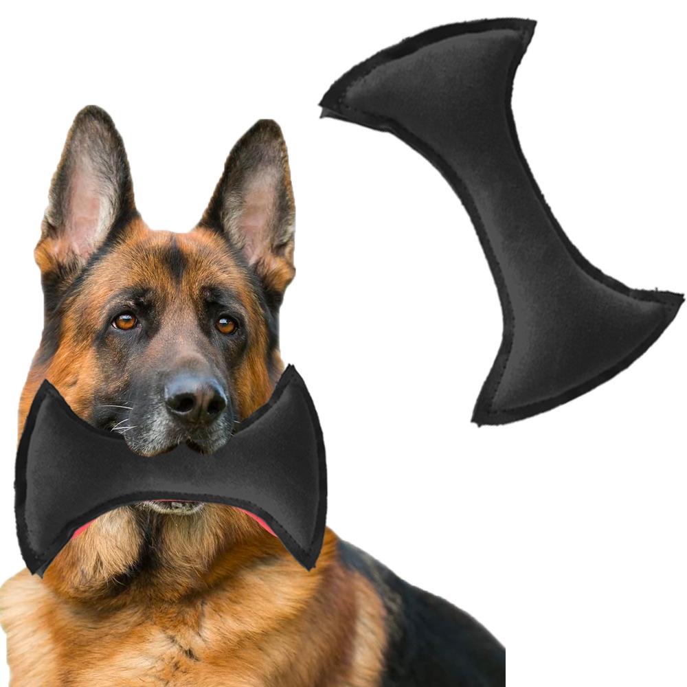 Pet bite toy cowhide bite stick bite bag cleaning teeth in small dog interactive reward toy чёрный