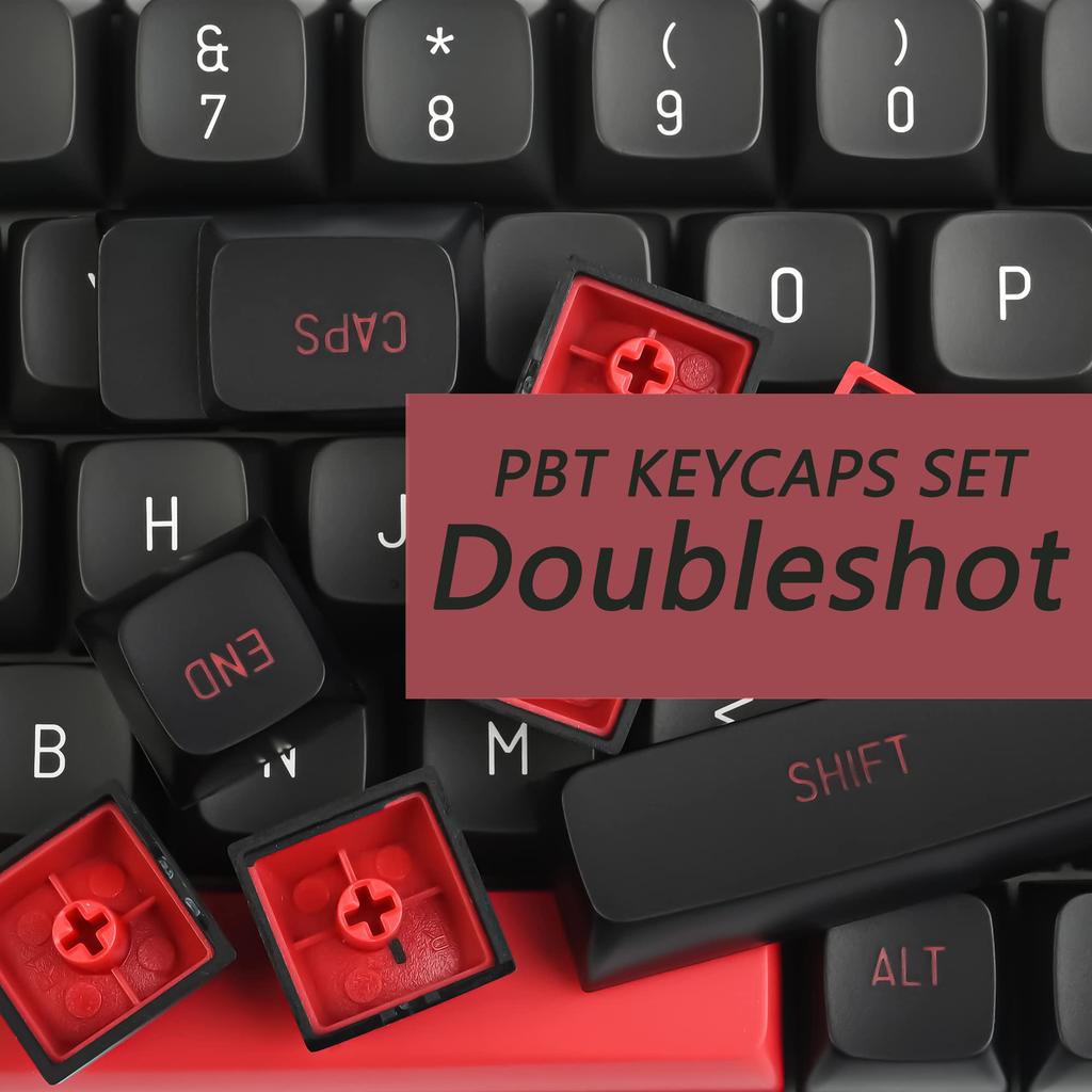 Evil Dolch CSA Custom Keycap Set for MX Switches Gaming Mechanical Keyboards Keycaps, 160-Key Double-Shot Cherry/Gateron 60%/64/GK61