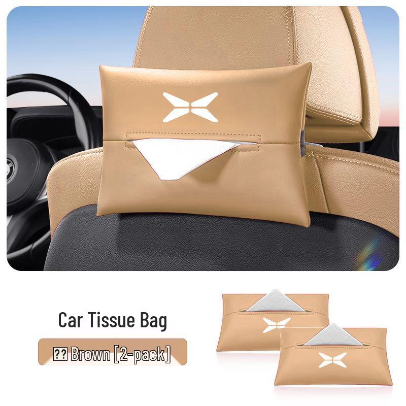 XPeng Car Tissue Box | In-car Pull-out Paper Box | Hanging Armrest Paper Holder