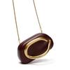 Gold Metal Closure Box Clutch Bag PU leather Women Handbags Designer Shoulder Crossbody Bags Evening Wedding Party Small Purses