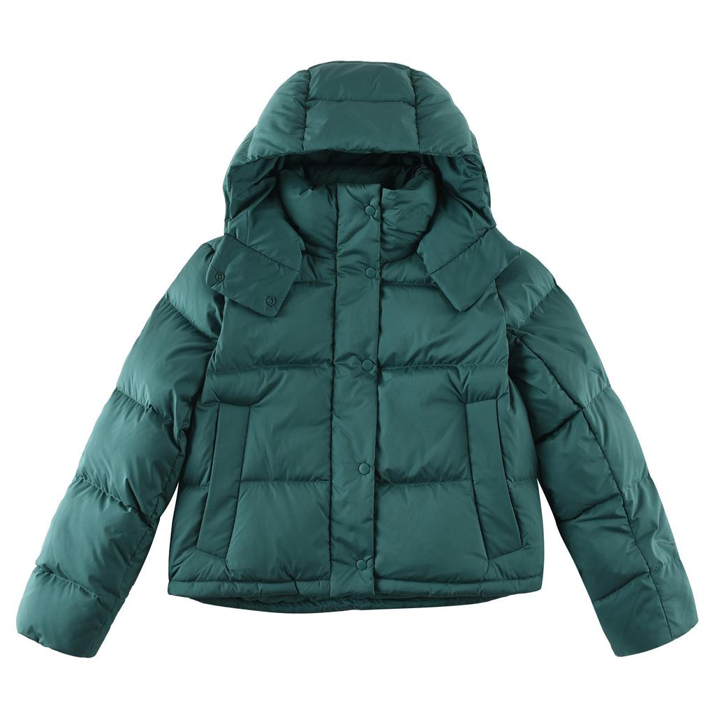 High version Lulu down jacket five-grid bread jacket short four-grid cloud three-grid puff men's and women's jacket