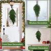 Christmas Artificial Teardrop Door Decoration, Fake Needle Teardrop Door Decoration