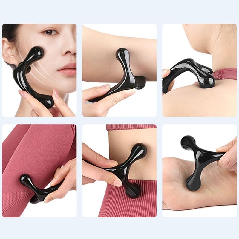 Portable Manual Massager Back Massager Arch Body Massager Handheld Hand Massager Easy to Use Health Massage Tool
