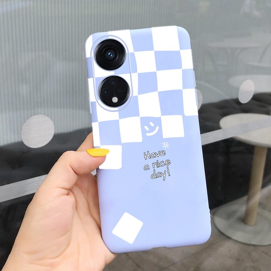 For Oppo Reno 8T 4G Case CPH2481 Luxury Art Printed Cover Silicone Soft TPU Phonw Case For Oppo Reno8 T 5G Reno 8T Reno8T Bumper