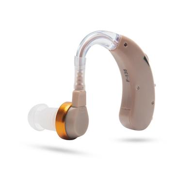Adjustable Behind-the-Ear Hearing Aid with Noise Reduction for Seniors.