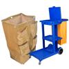 Housekeeping Cart Linen Bag, Polyester Laundry Sorting Accessory, Suitable for Standard Service Carts, Durable for Storing Clean and Dirty Items.
