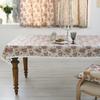 Atti Rose Flower Baumwollspitze 6-Personen Tischdecke 110x210