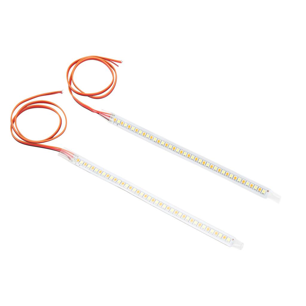 18cm 1 Pair LED Rear View Light Strip High Brightness 12V Side Mirror Strip Tape Universal for Vehicle