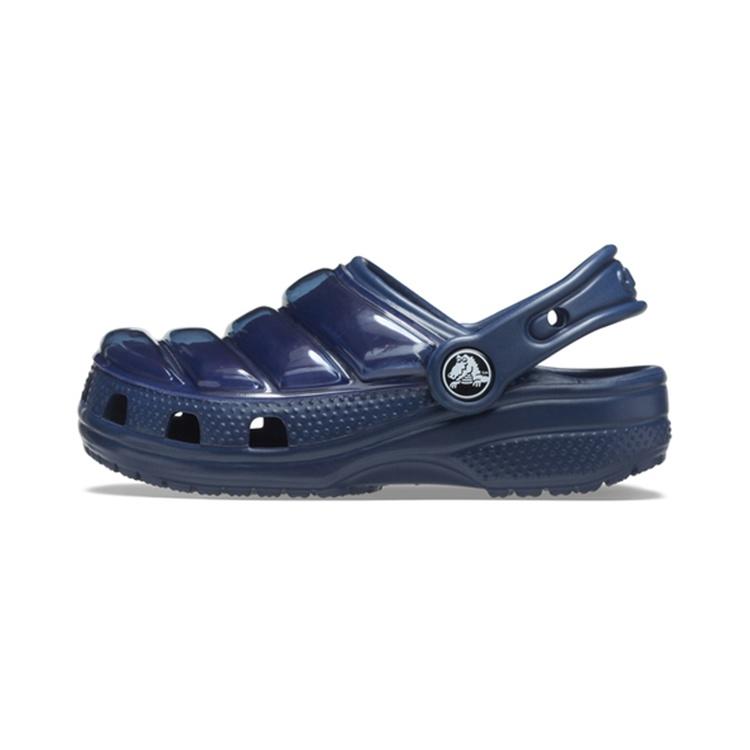 (GS) Crocs Classic Neo Puff Clogs Blue Kids 206647-410 EU 27-28