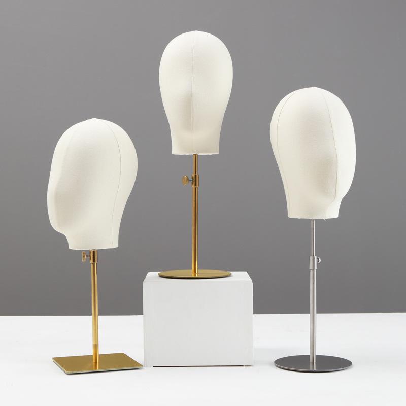 Female Mannequin Head Display Stand for Wigs and Hats