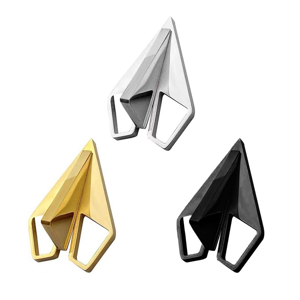 Elegant Paper Airplane Shape Brooch Popular Paper Plane Badge Pin for Daily Wear and Special Occasions Suit Accessory